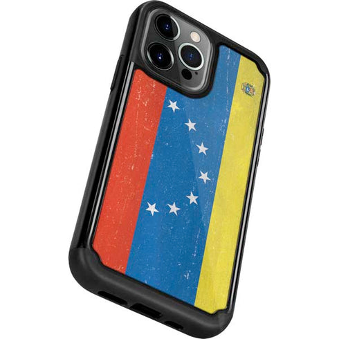 Venezuela Flag Distressed iPhone 13 Pro Cargo Case